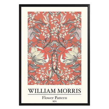 Flower Pattern 1874 William Morris Poster - GroovyGrove