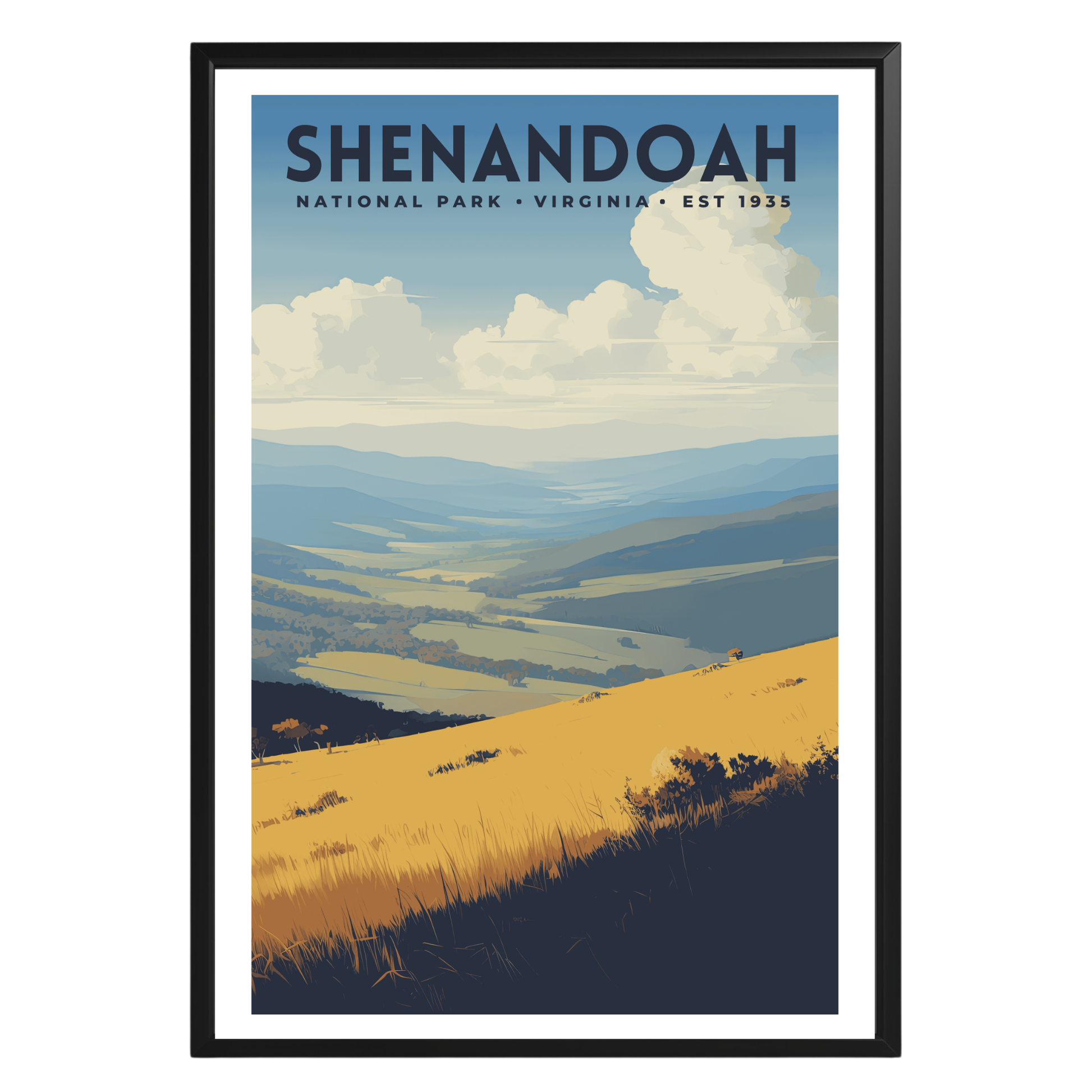 Shenandoah National Park Vintage Poster - GroovyGrove