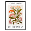 Connecticut Flower Market Poster - GroovyGrove