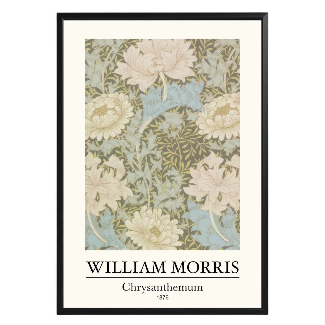 Chrysanthemum 1876 William Morris Poster - GroovyGrove