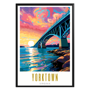 Yorktown Virginia Poster - GroovyGrove