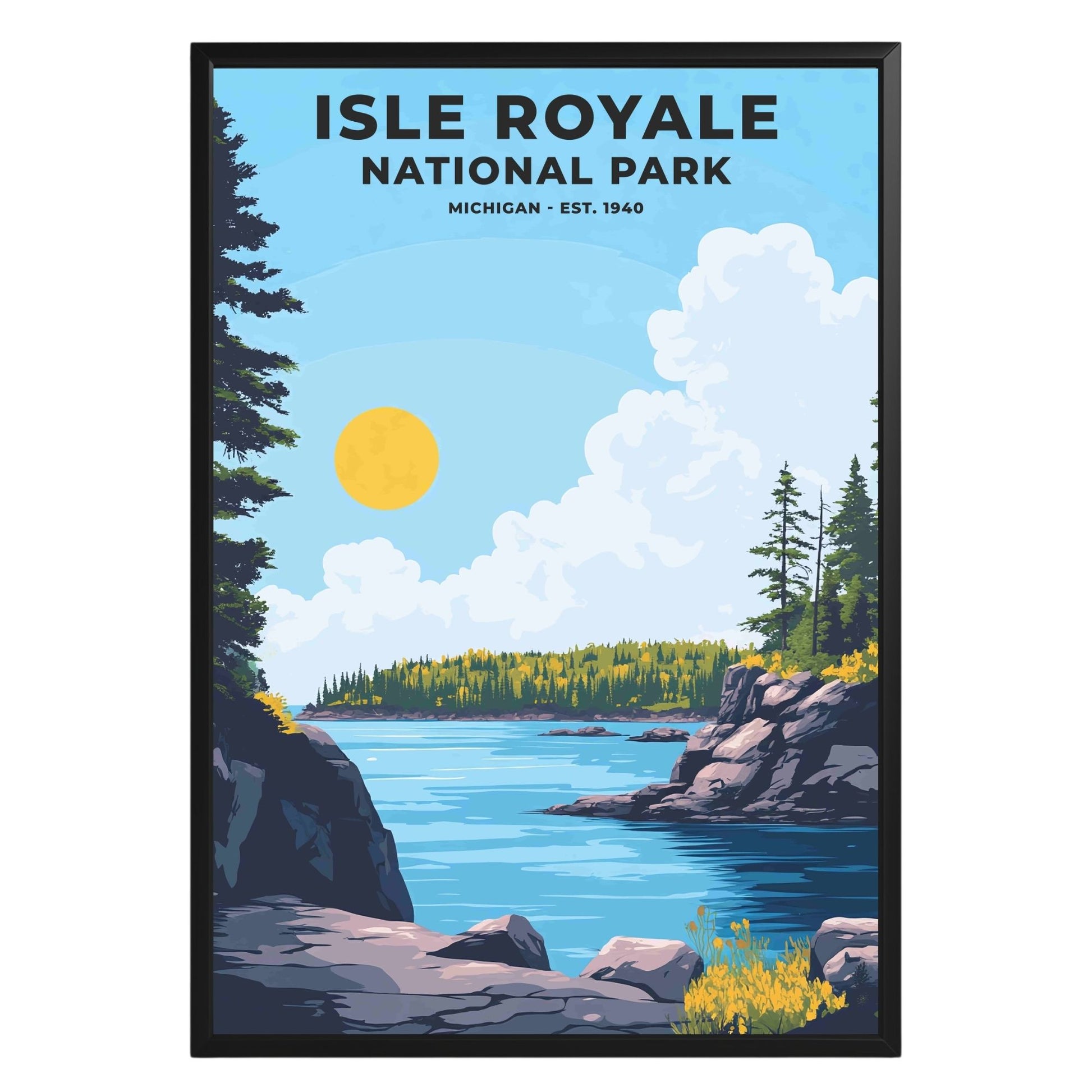 Isle Royale National Park Poster - GroovyGrove