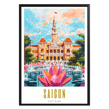 Saigon Vietnam Poster - GroovyGrove