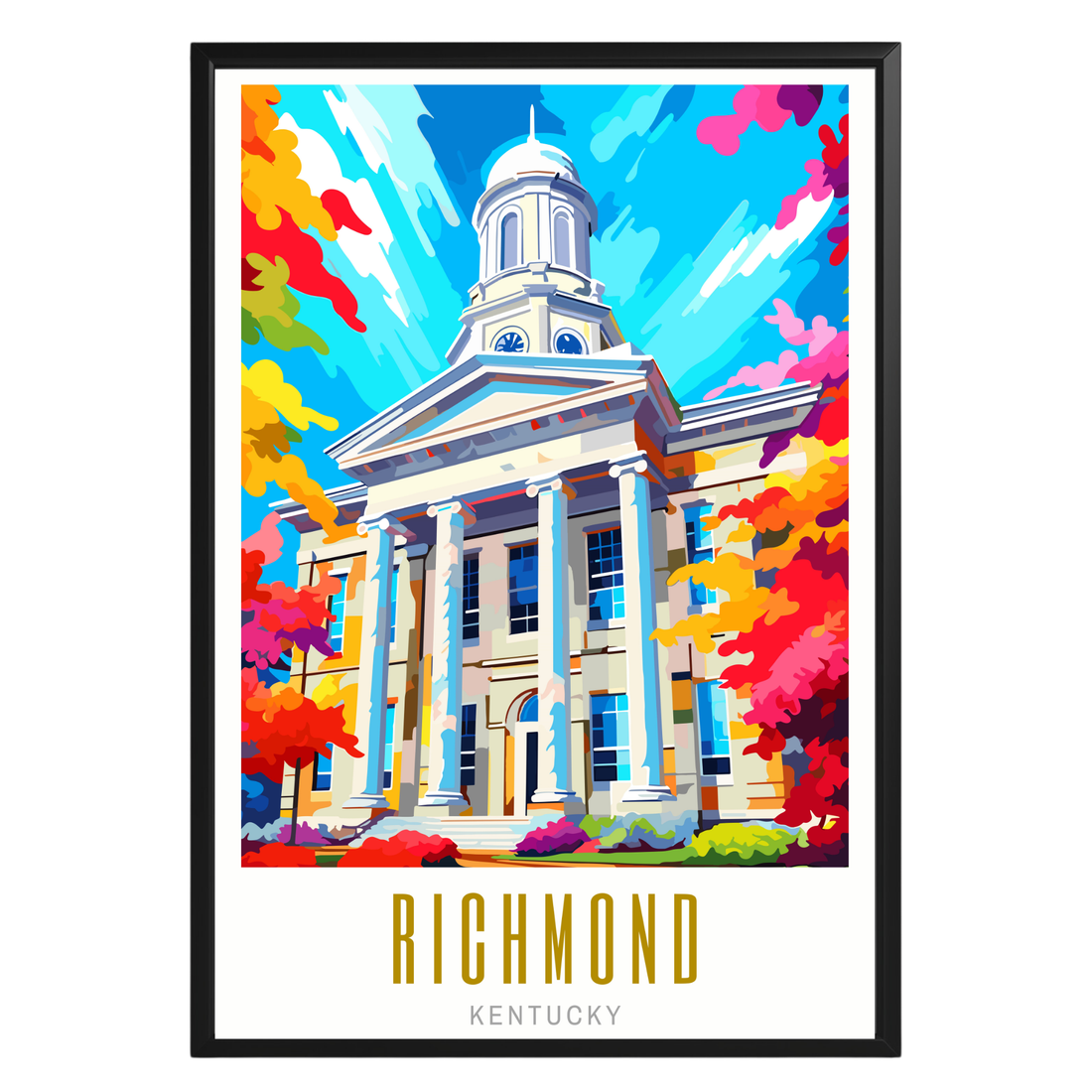 Richmond Kentucky Poster - GroovyGrove