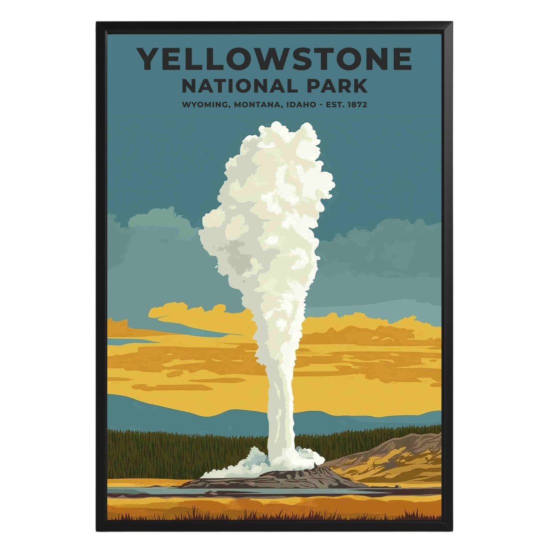 Yellowstone National Park Poster - GroovyGrove