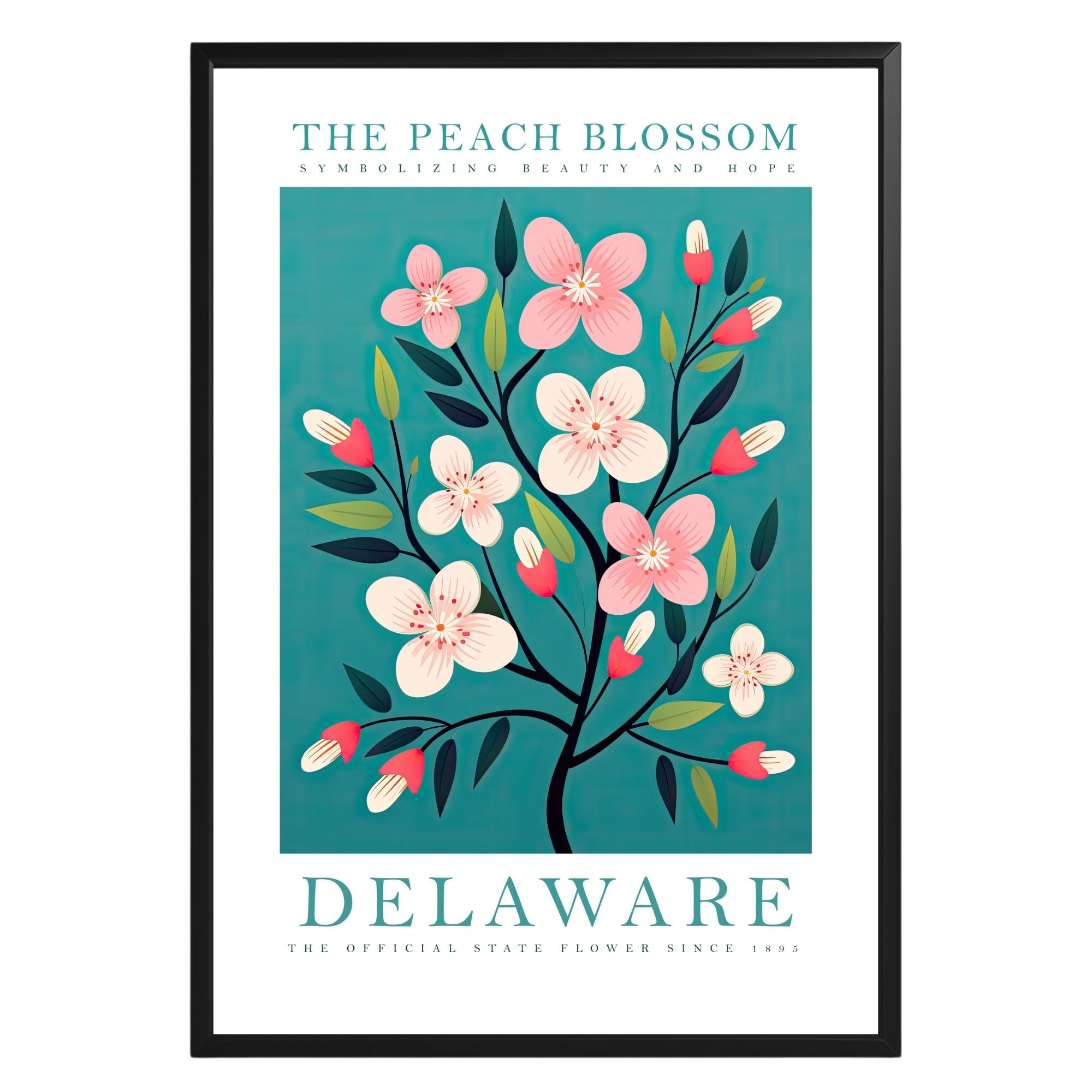 Delaware State Flower Poster - GroovyGrove