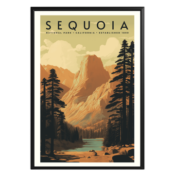 Sequoia National Park Vintage Poster - GroovyGrove