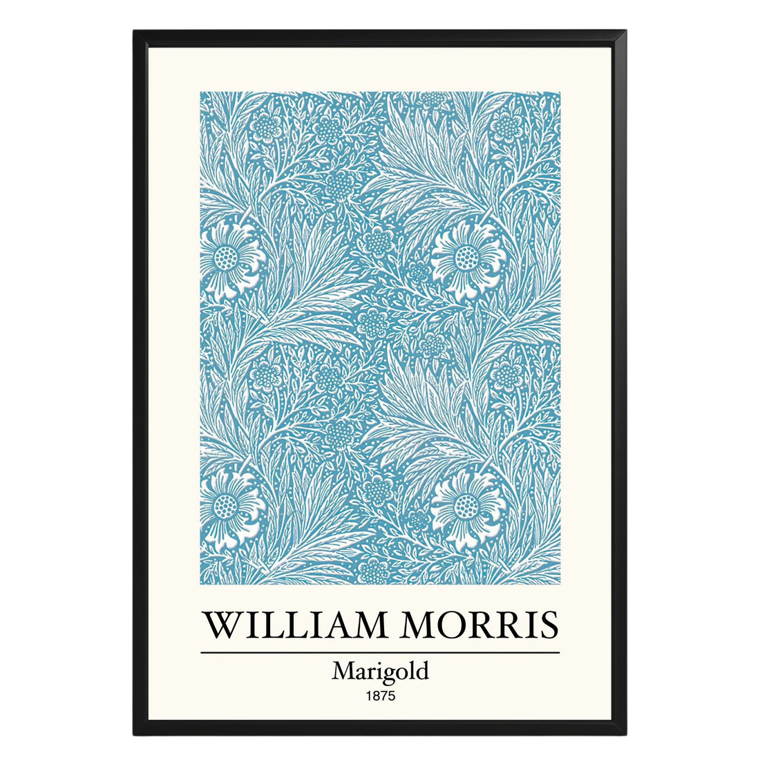 Marigold 1875 William Morris Poster - GroovyGrove