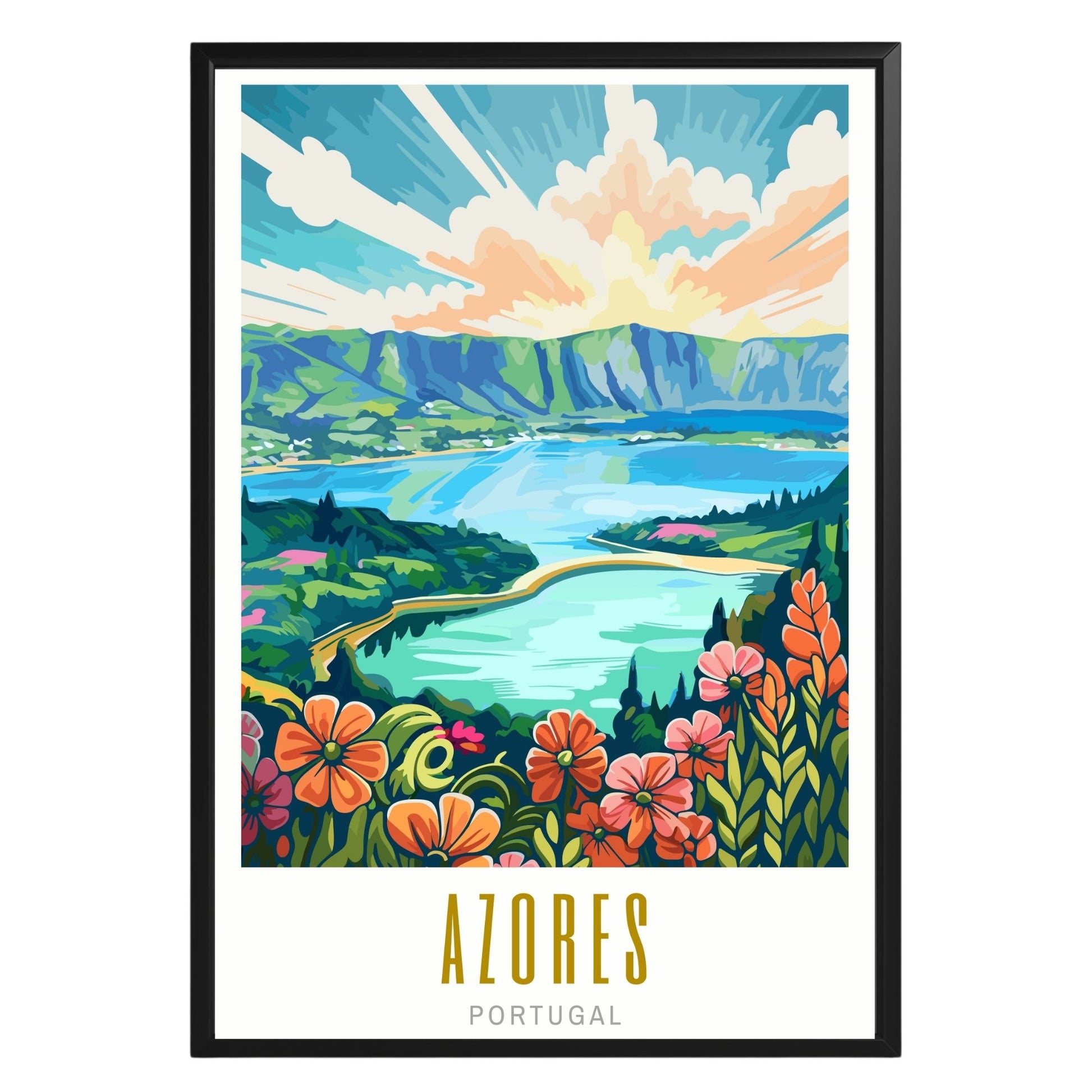 Azores Portugal Poster - GroovyGrove