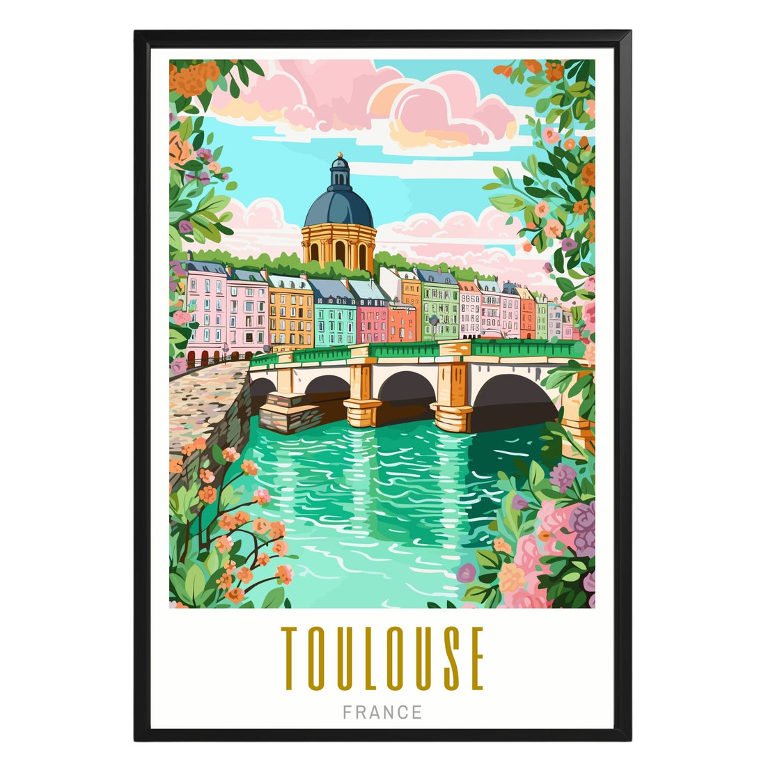 Toulouse France Poster - GroovyGrove