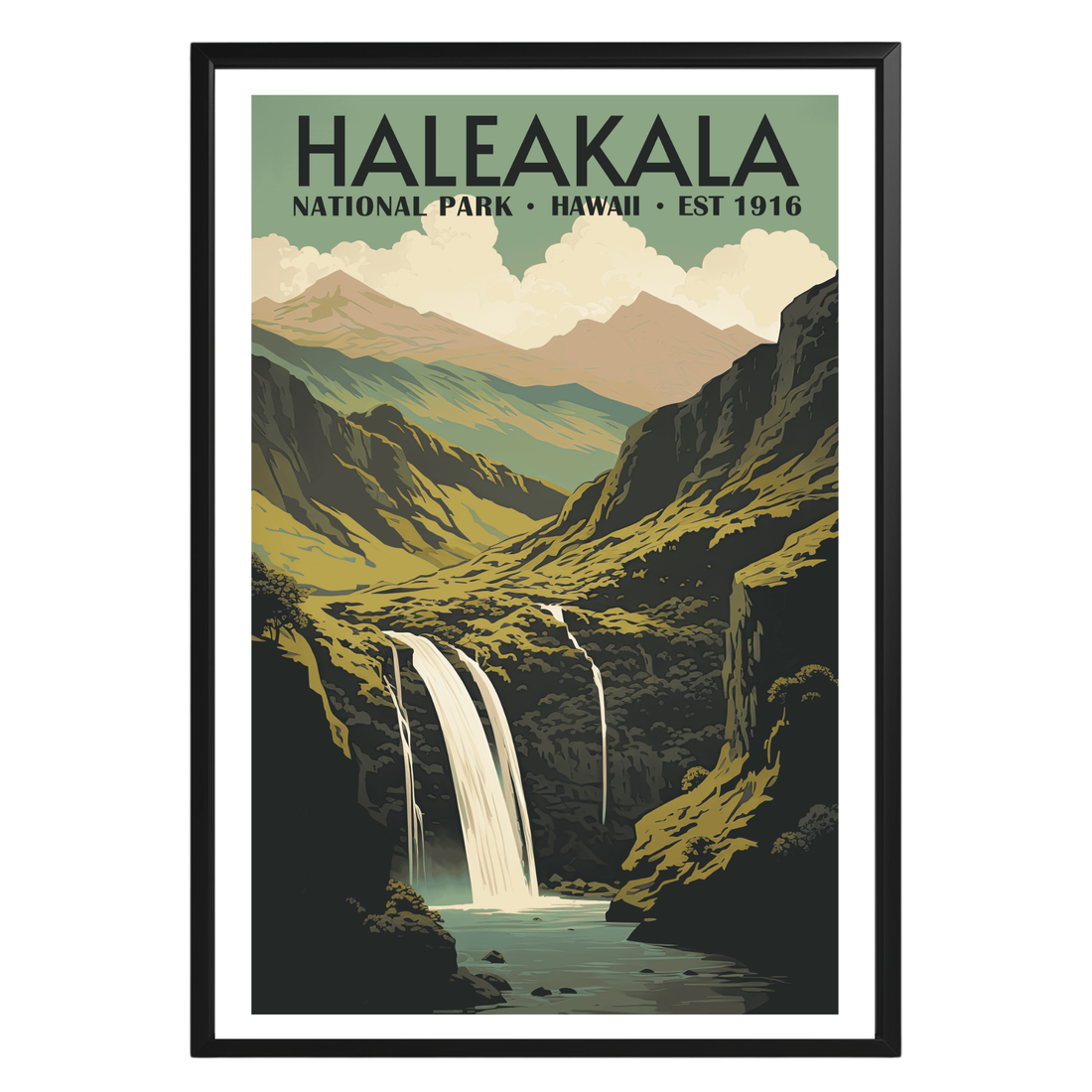 Haleakalā National Park Vintage Poster - GroovyGrove