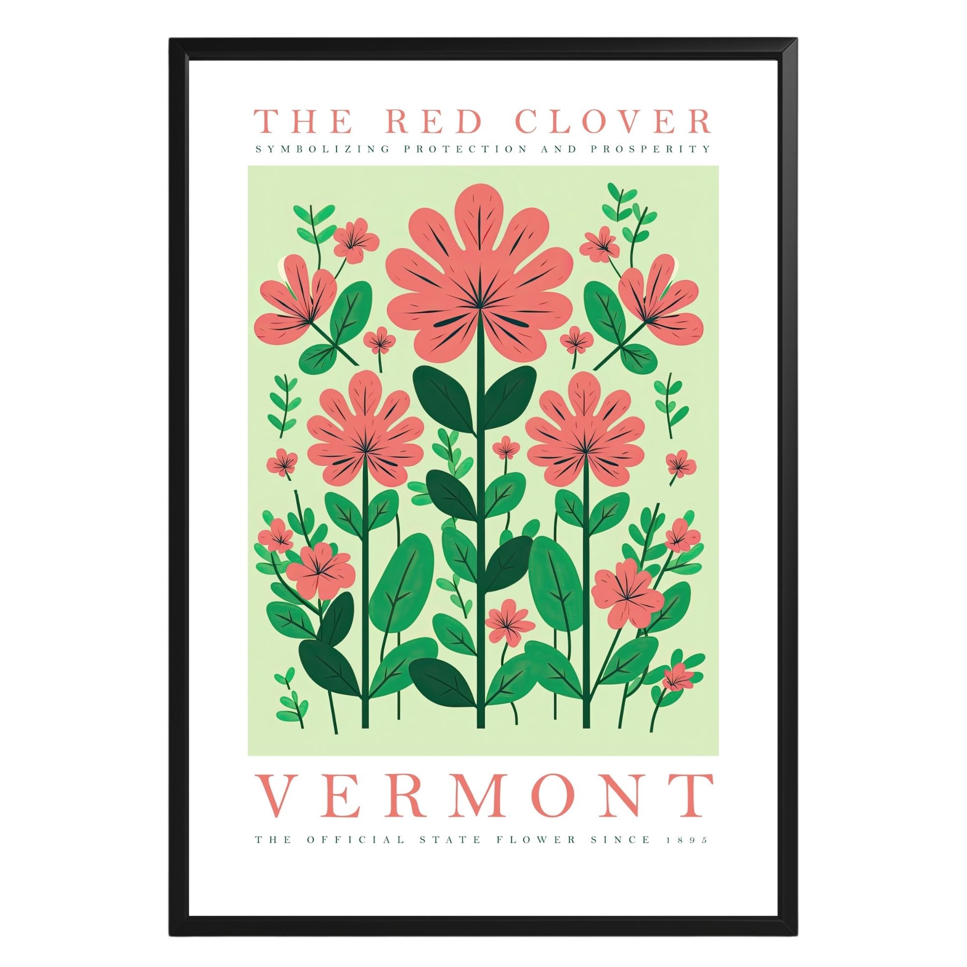 Vermont State Flower Poster - GroovyGrove