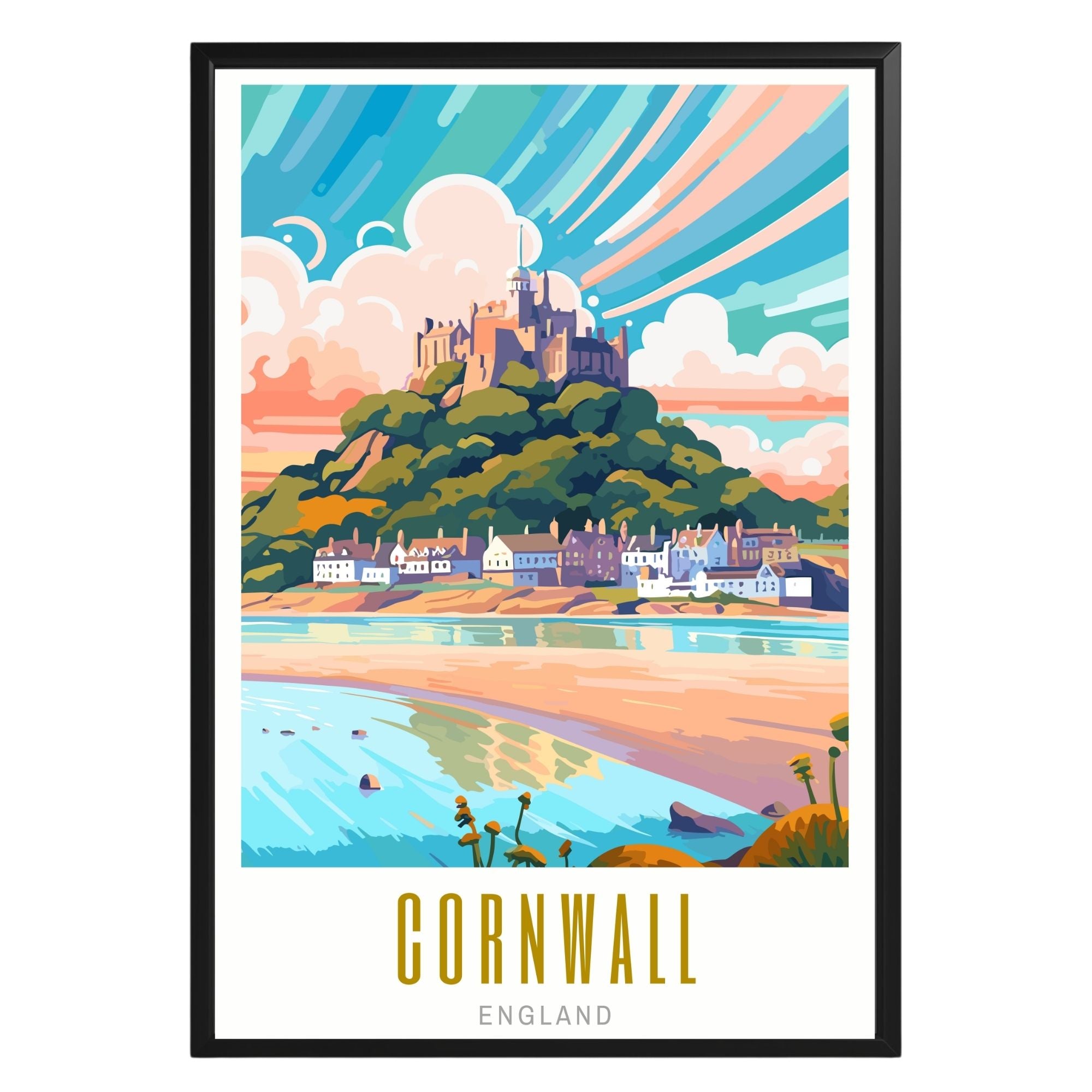 Cornwall England Poster - GroovyGrove