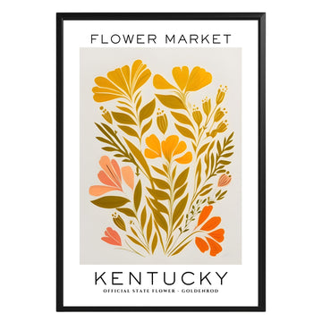 Kentucky Flower Market Poster - GroovyGrove