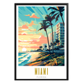 Miami Florida Poster - GroovyGrove