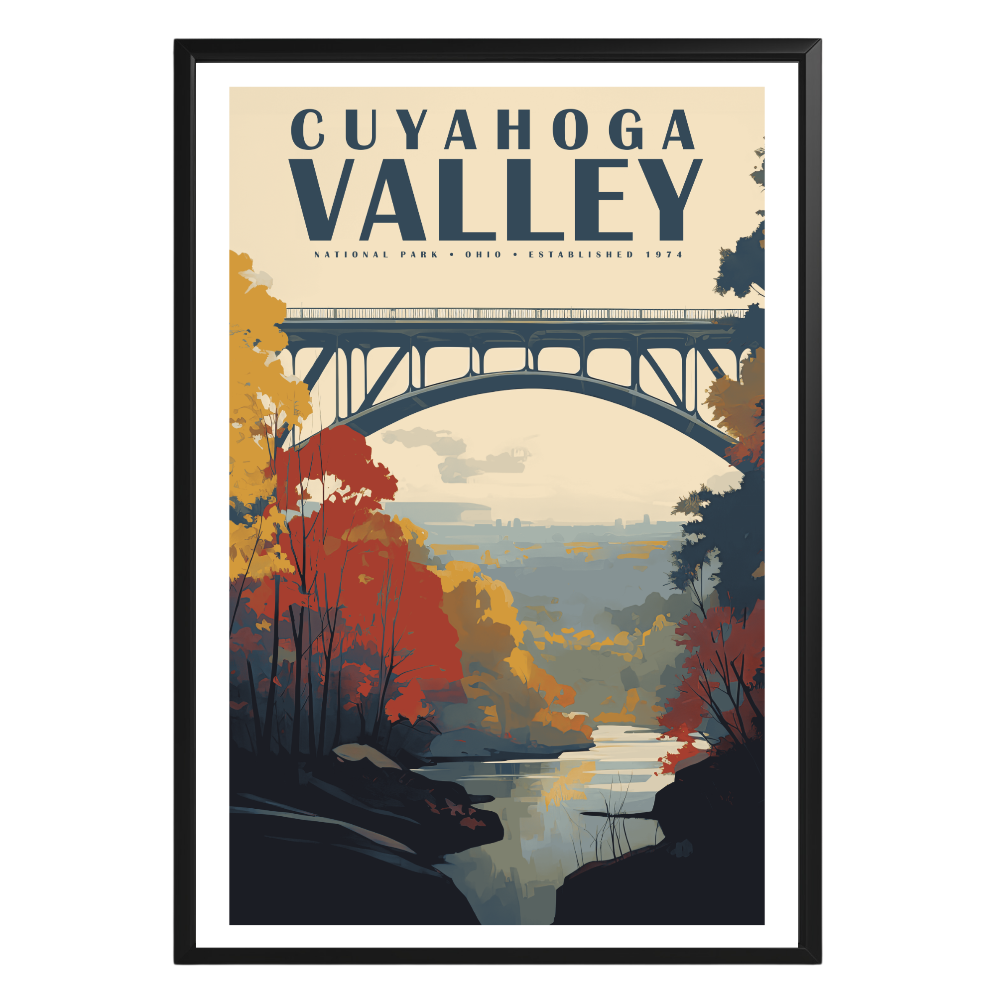 Cuyahoga Valley National Park Vintage Poster - GroovyGrove