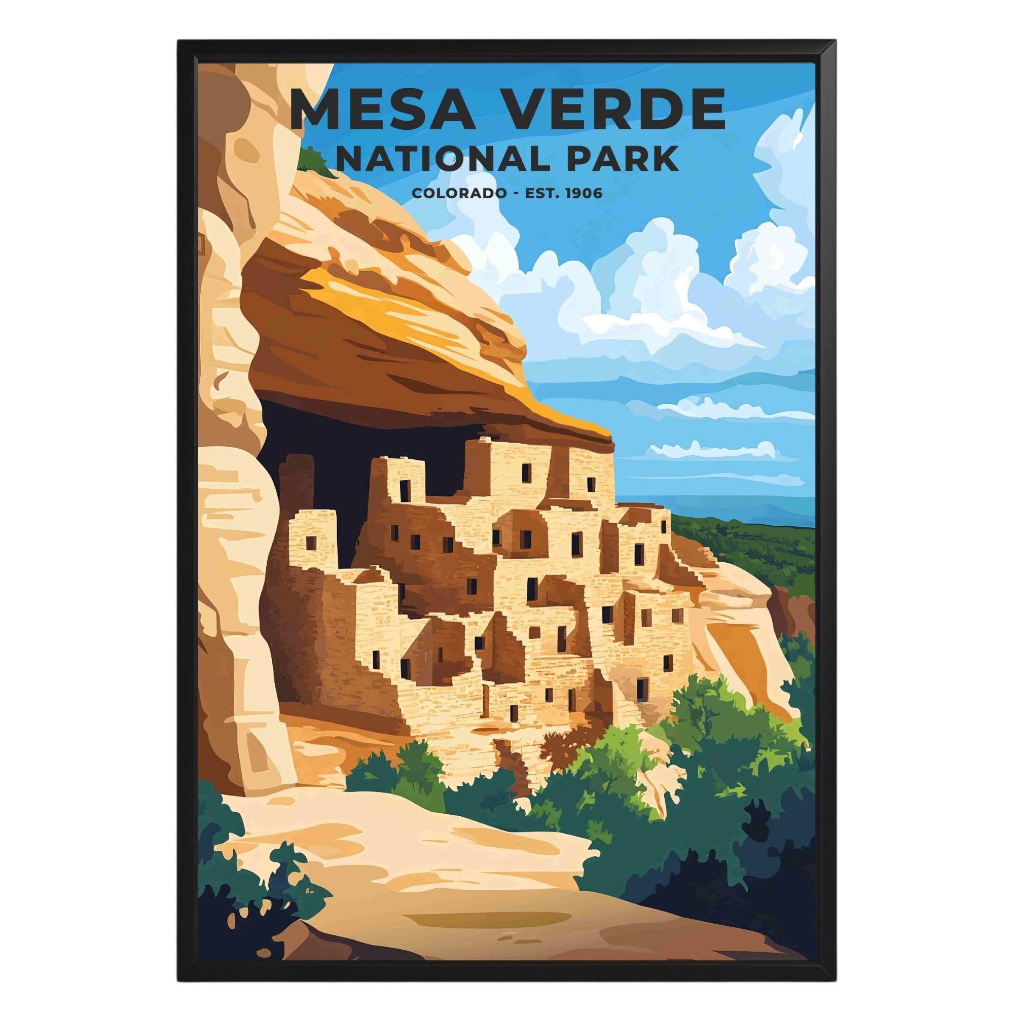 Mesa Verde National Park Poster - GroovyGrove