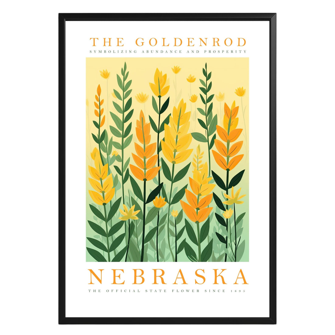 Nebraska State Flower Poster - GroovyGrove