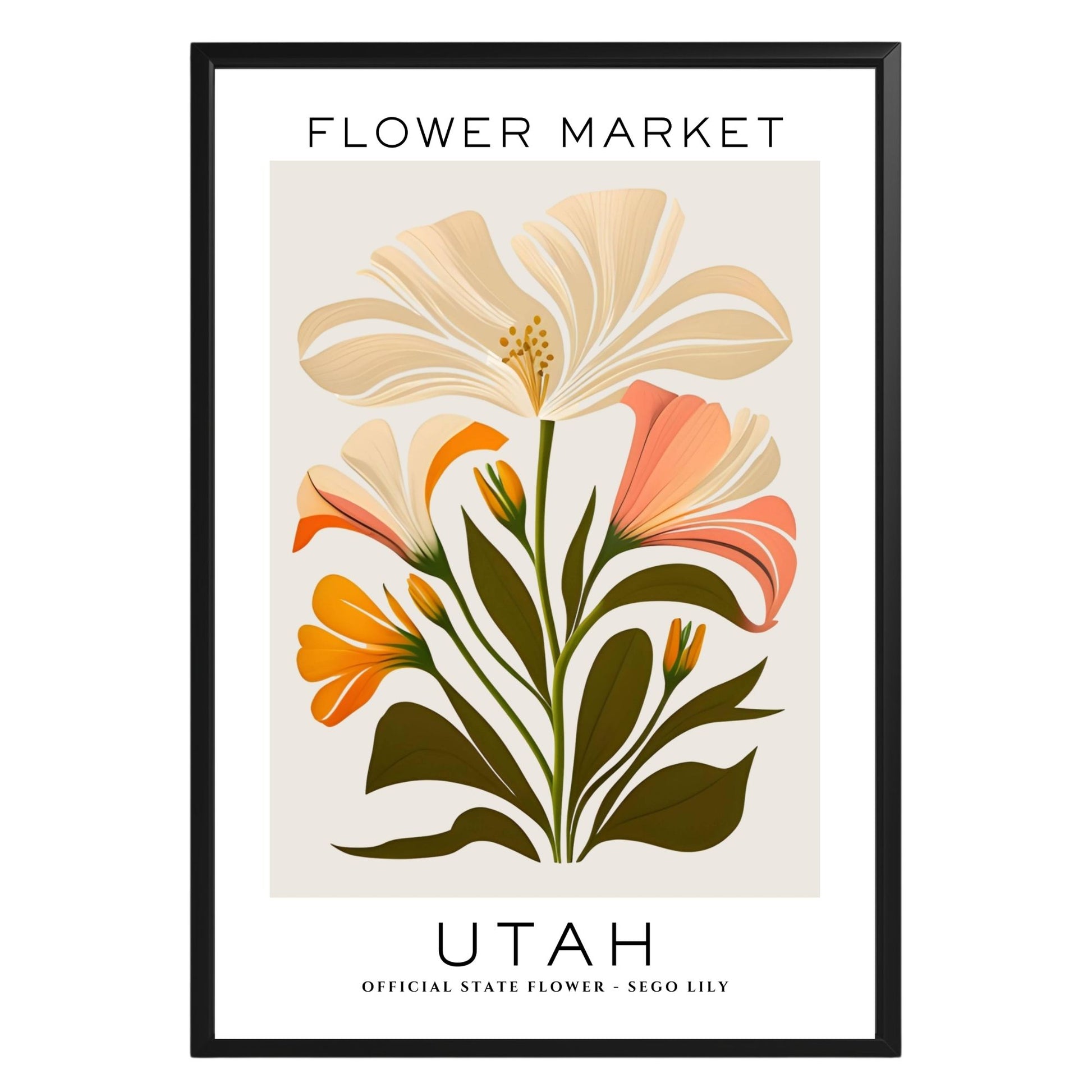 Utah Flower Market Poster - GroovyGrove