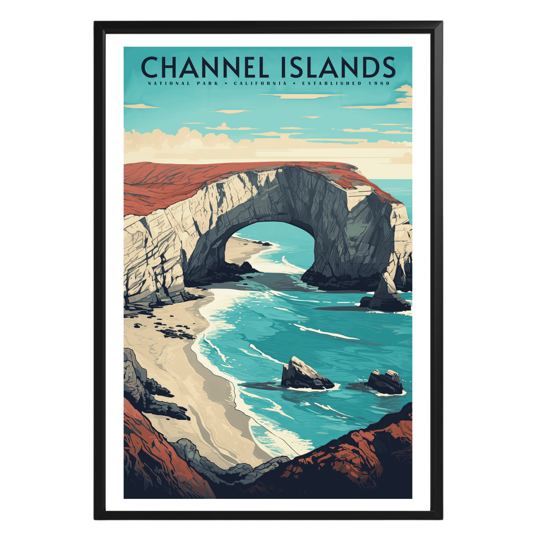 Channel Islands National Park Vintage Poster - GroovyGrove