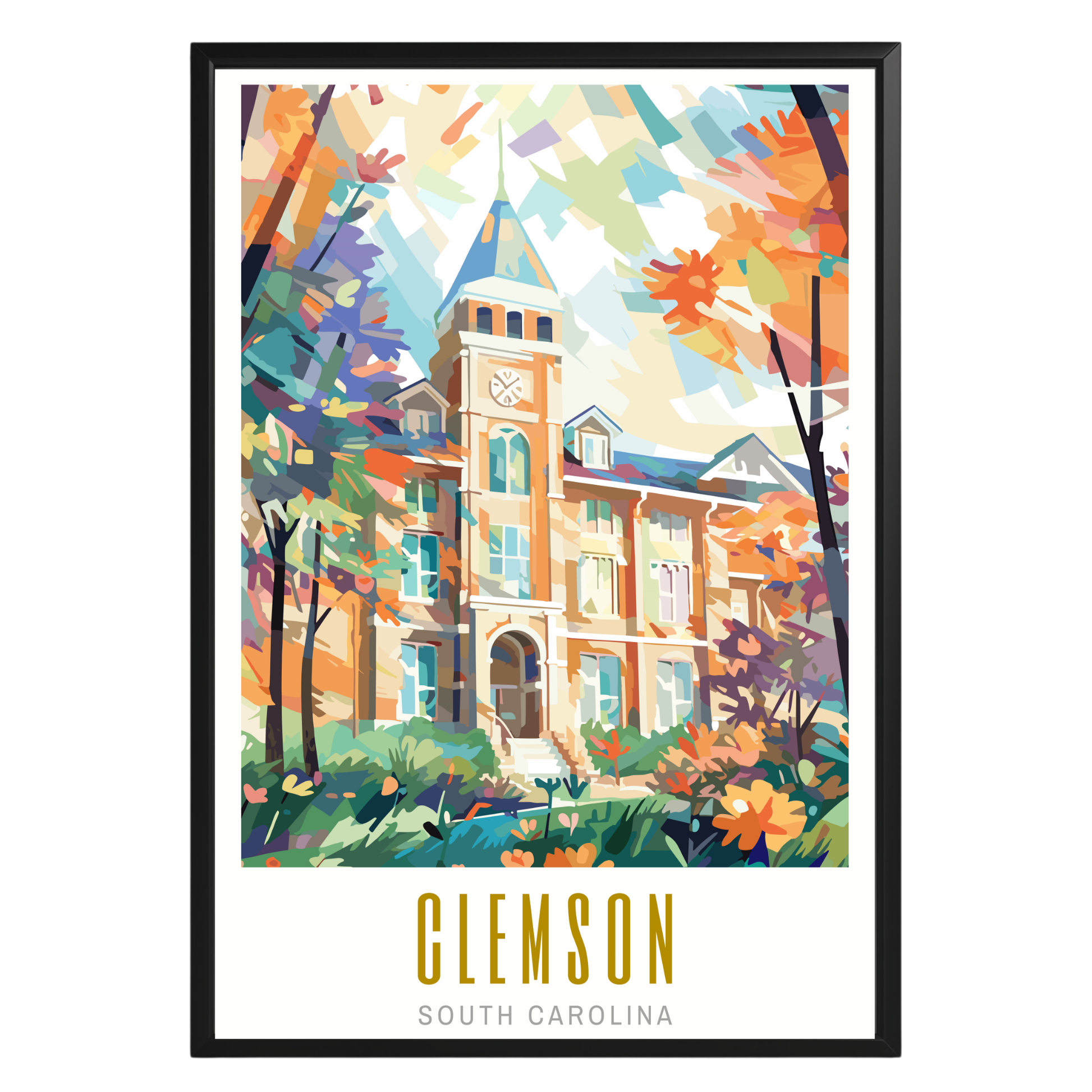 Clemson South Carolina Poster - GroovyGrove