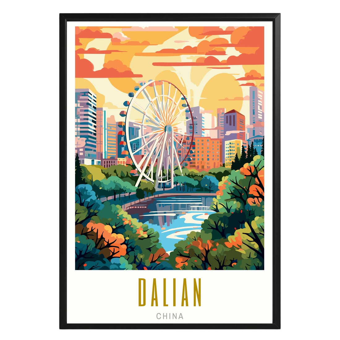 Dalian China Poster - GroovyGrove