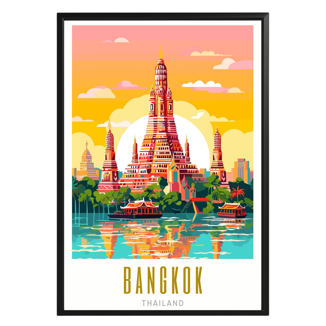 Bangkok Thailand Poster - GroovyGrove