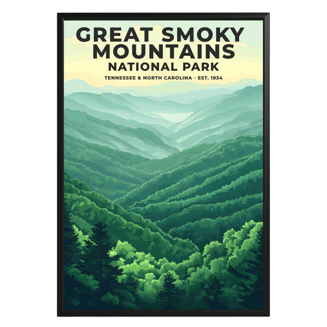 Great Smoky Mountains National Park Poster - GroovyGrove