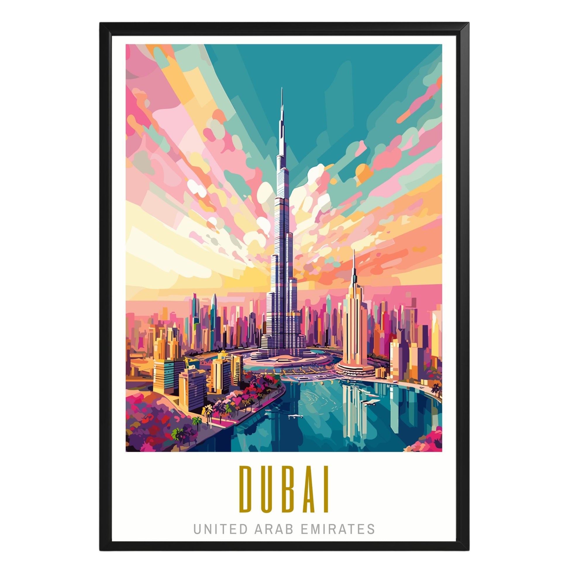 Dubai United Arab Emirates Poster - GroovyGrove