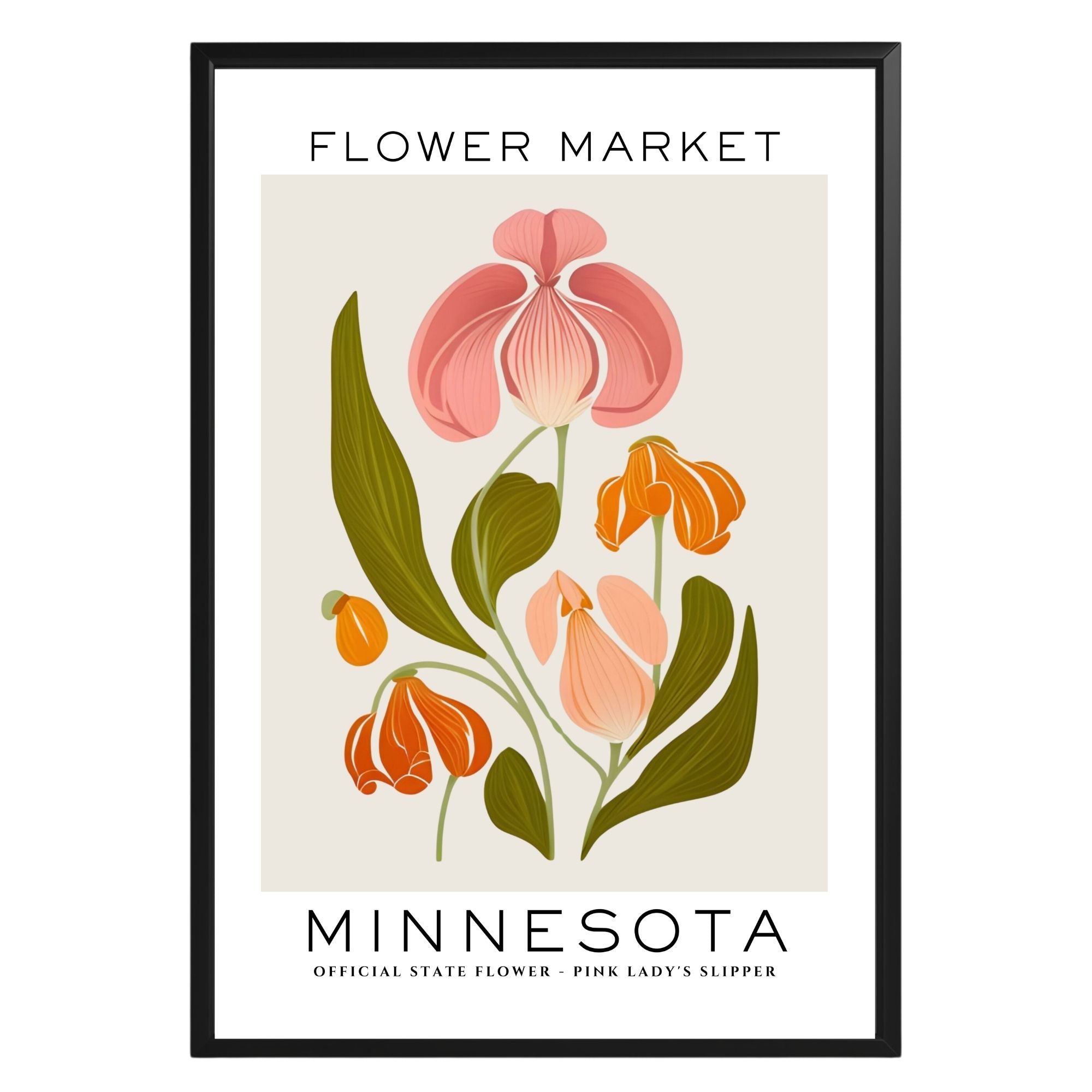 Minnesota Flower Market Poster - GroovyGrove