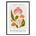 Minnesota Flower Market Poster - GroovyGrove