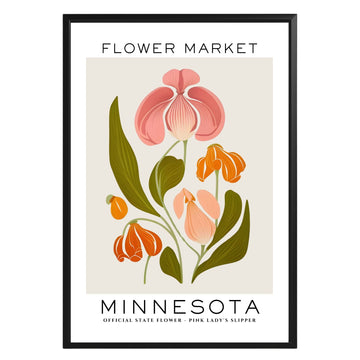 Minnesota Flower Market Poster - GroovyGrove