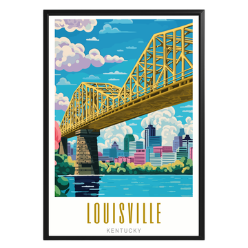 Louisville Kentucky Poster - GroovyGrove