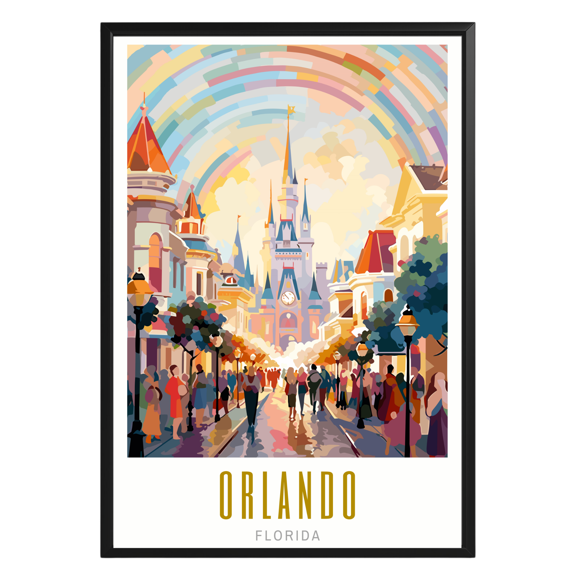 Orlando Florida Poster - GroovyGrove