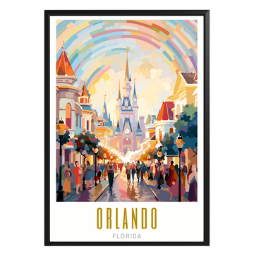 Orlando Florida Poster - GroovyGrove