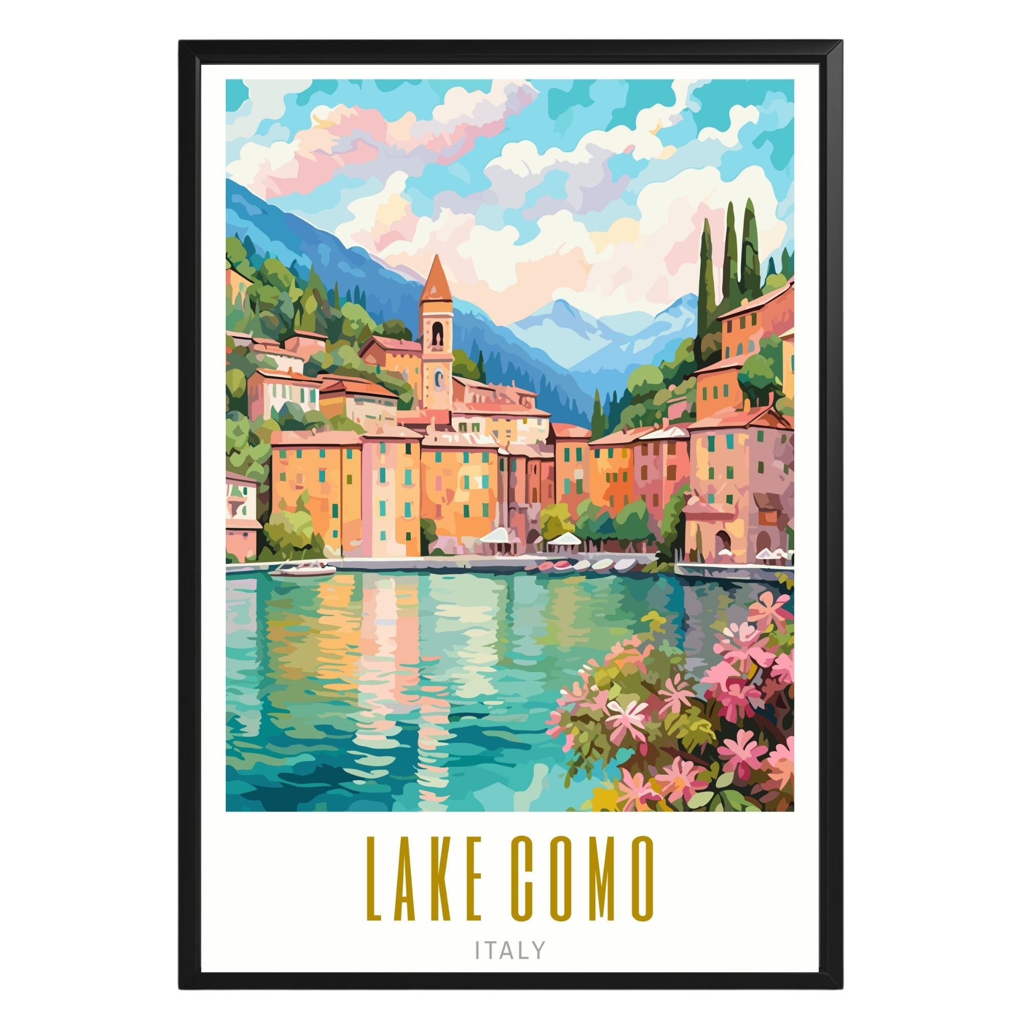 Lake Como Italy Poster - GroovyGrove