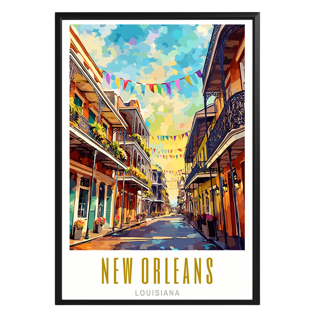 New Orleans Louisiana Poster - GroovyGrove