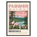 Minnesota Flower Market Vintage Poster - GroovyGrove