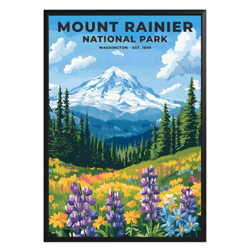 Mount Rainier National Park Poster - GroovyGrove