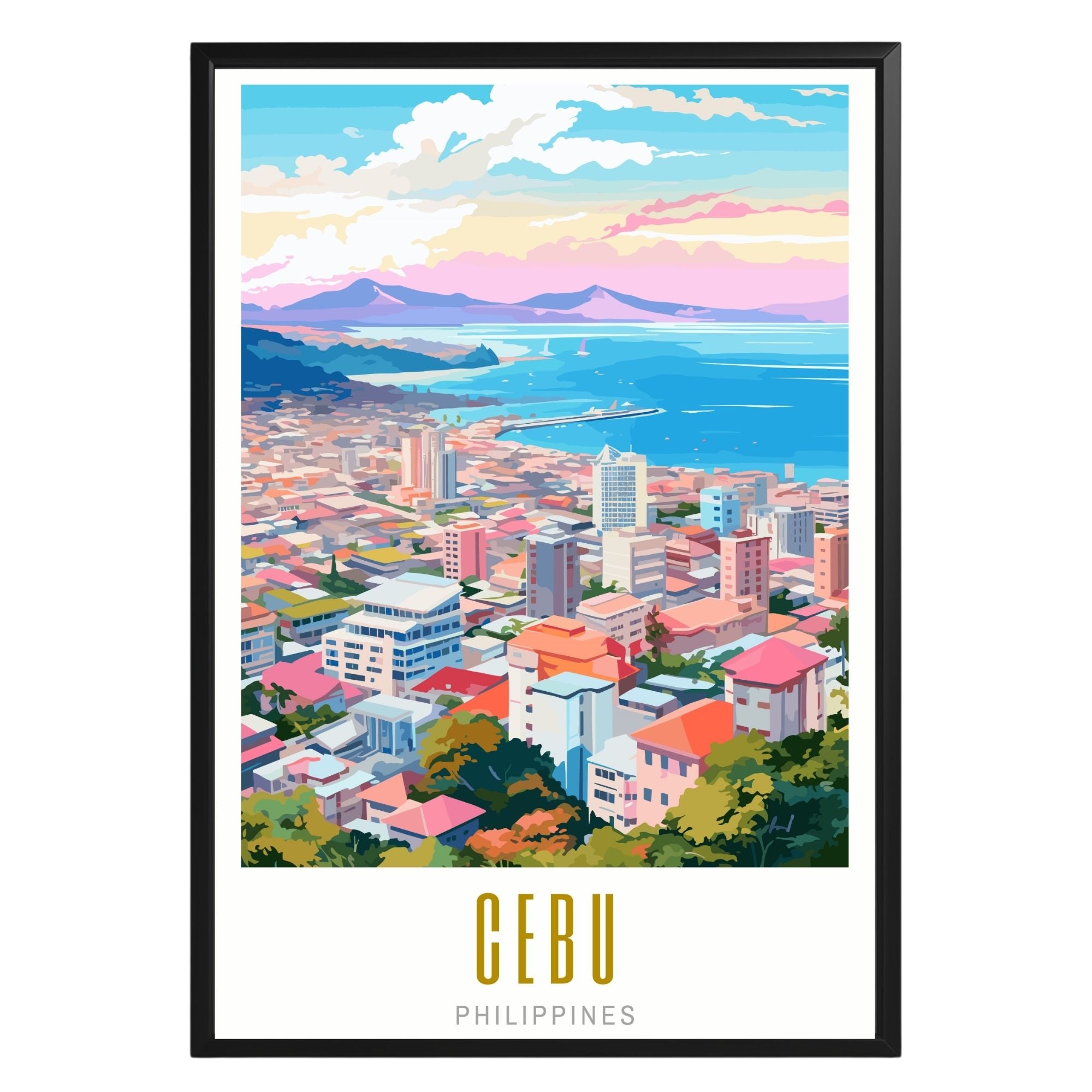 Cebu Philippines Poster - GroovyGrove