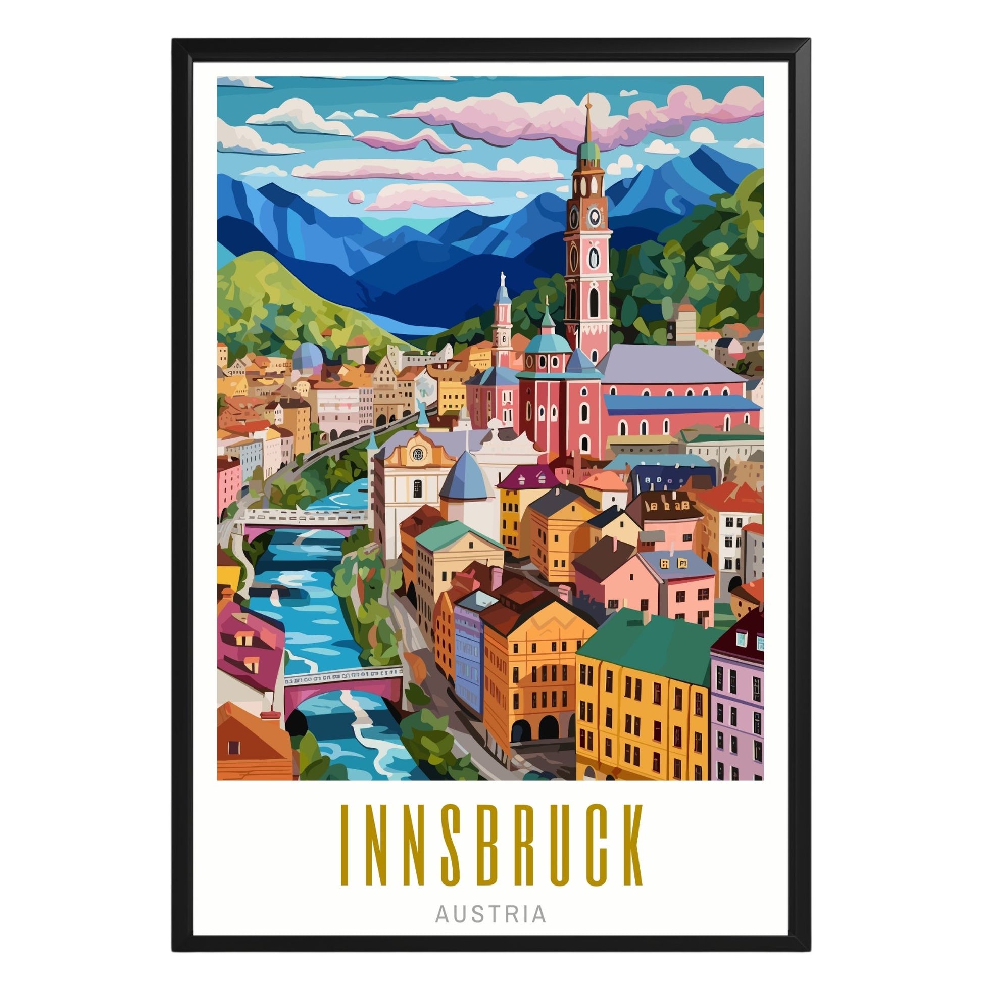 Innsbruck Austria Poster - GroovyGrove