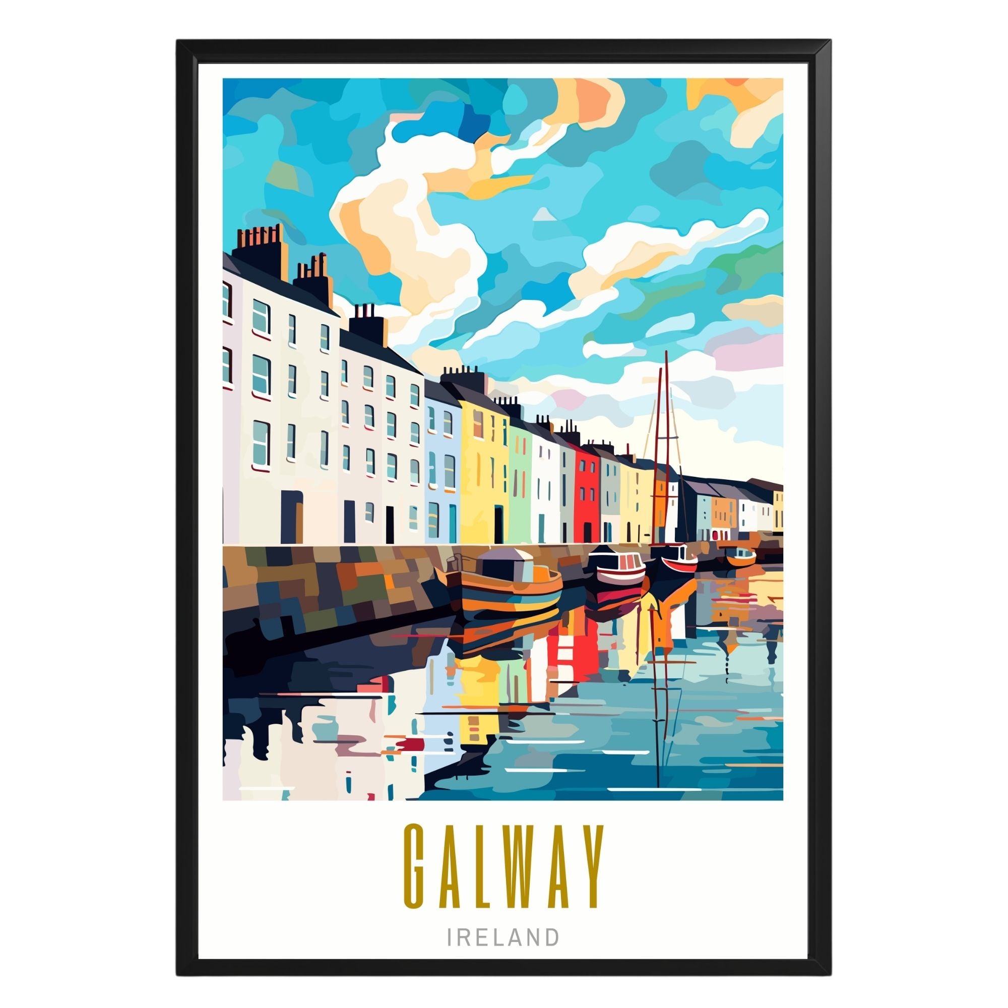 Galway Ireland Poster - GroovyGrove