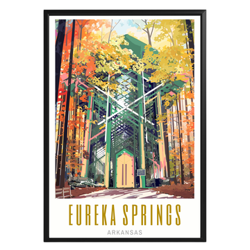 Eureka Springs Arkansas Poster - GroovyGrove