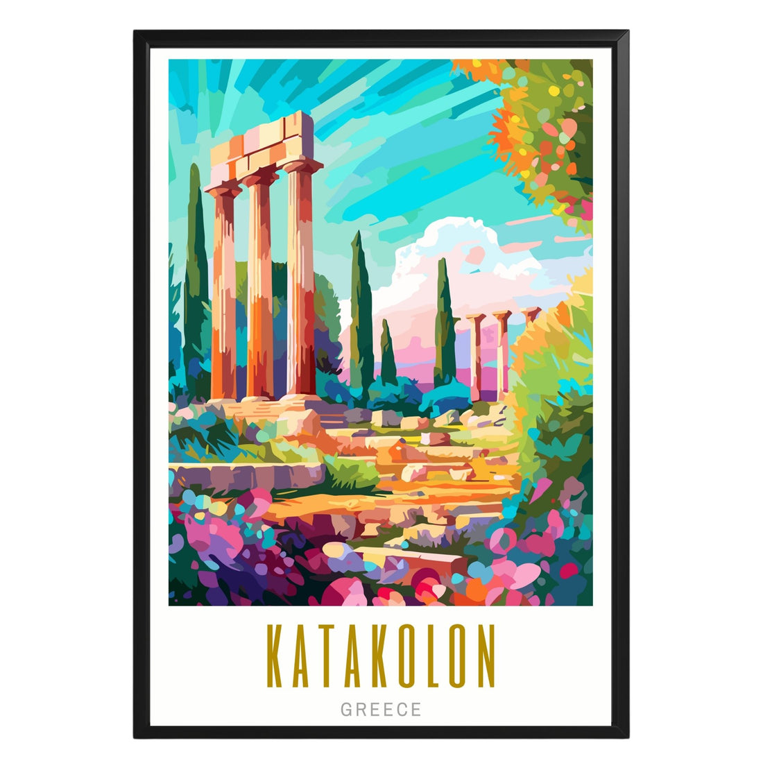 Katakolon Greece Poster - GroovyGrove