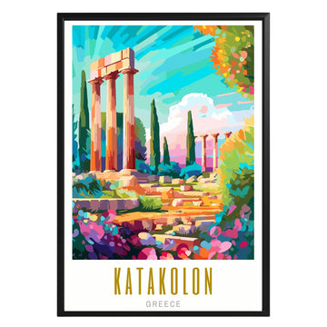 Katakolon Greece Poster - GroovyGrove