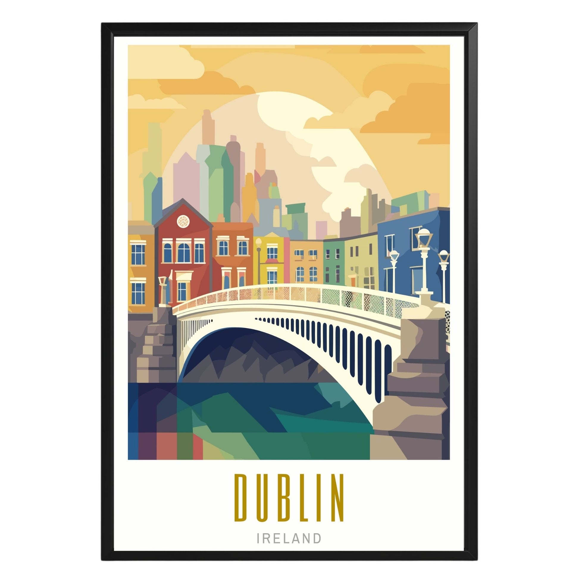 Dublin Ireland Poster - GroovyGrove