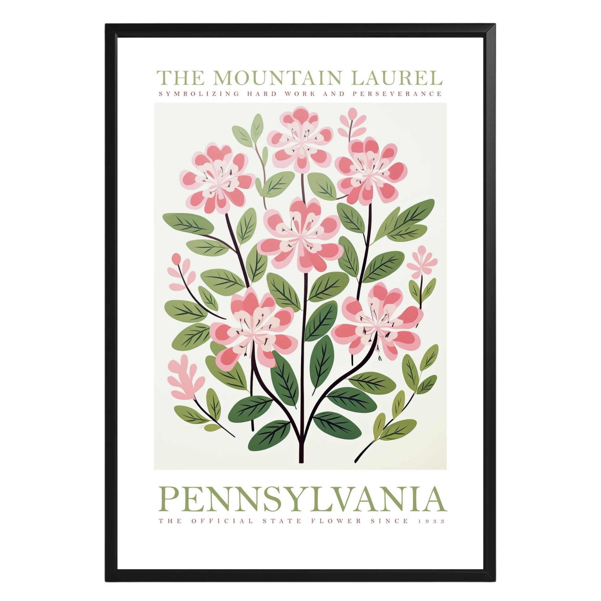 Pennsylvania State Flower Poster - GroovyGrove