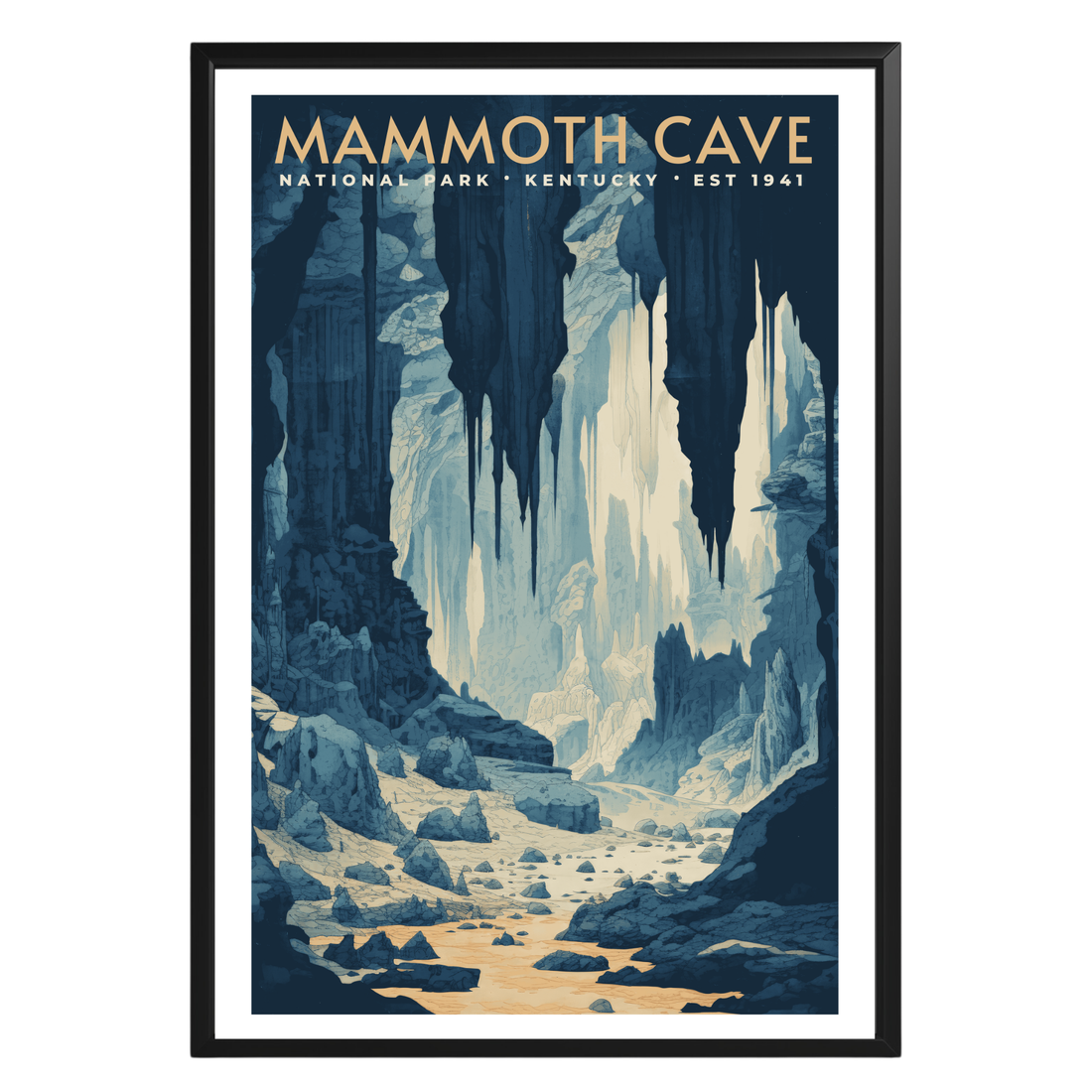 Mammoth Cave National Park Vintage Poster - GroovyGrove