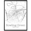 Bowling Green Kentucky City Map Poster - GroovyGrove