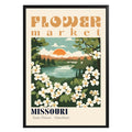 Missouri Flower Market Vintage Poster - GroovyGrove